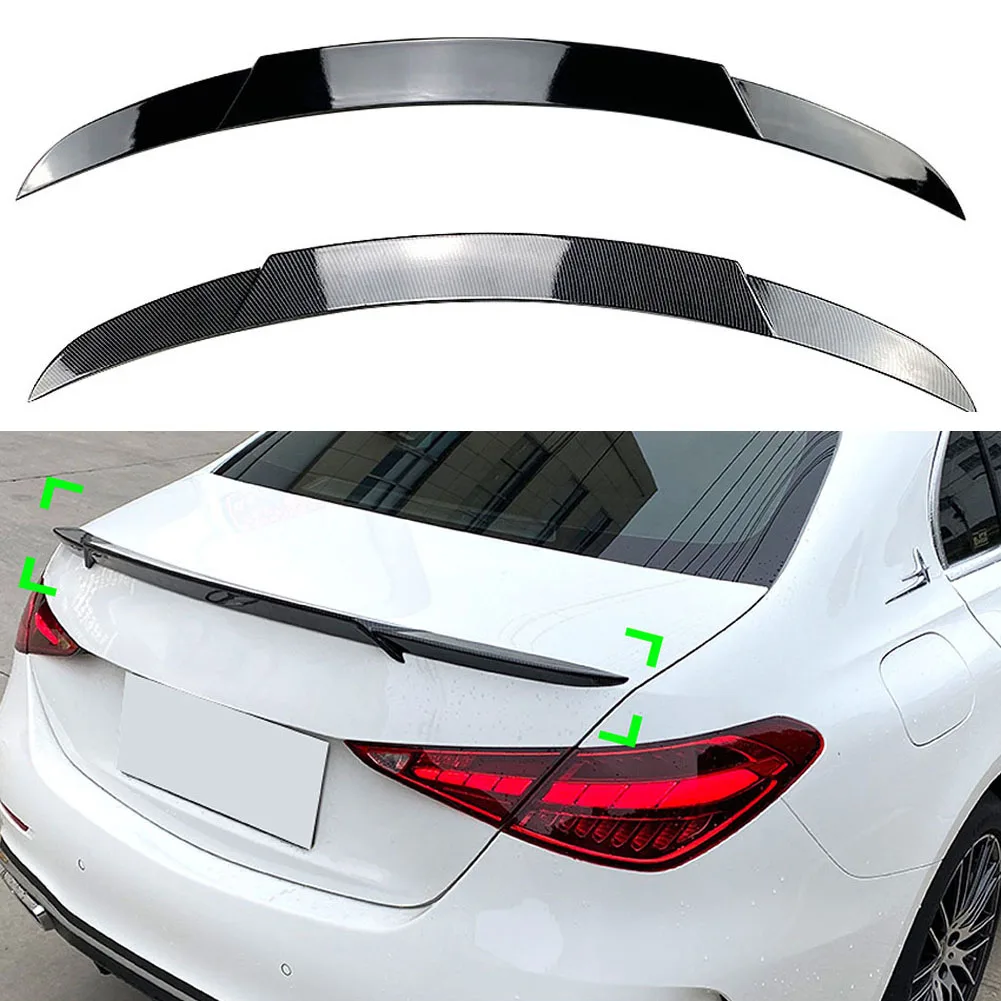 For Mercedes Benz C-Class W206 C200 C260 C300 2022+ Rear Trunk Lid Spoiler Wing Tailgate Splitter Lip