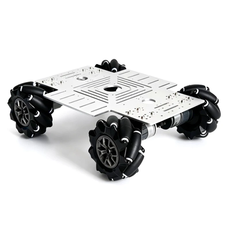 10-20Kg Load 330+240mm Big Plate 4WD Mecanum Wheel Robot Car with 12V Motor for Arduino ROS Robot Arm Chassis DIY Kit Toy Parts