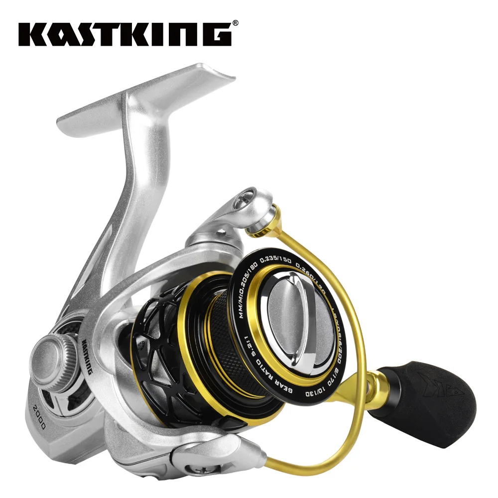 

KastKing Zephyr Carbon Spinning Reel 10 +1 Stainless Steel Bearings Up to 22Lbs Carbon Drag Freshwater Saltwater Fishing Reel