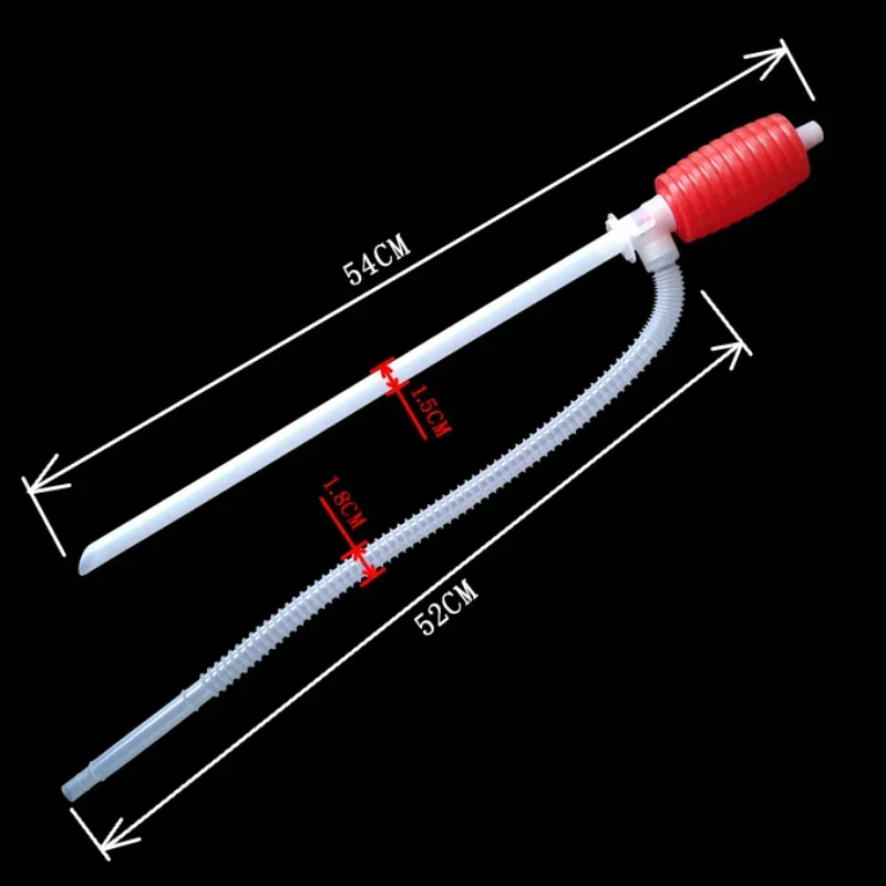 High Flow Siphon Hand Pump, Portable Manual Car Fuel Transfer Pump For Gas Gasoline Petro