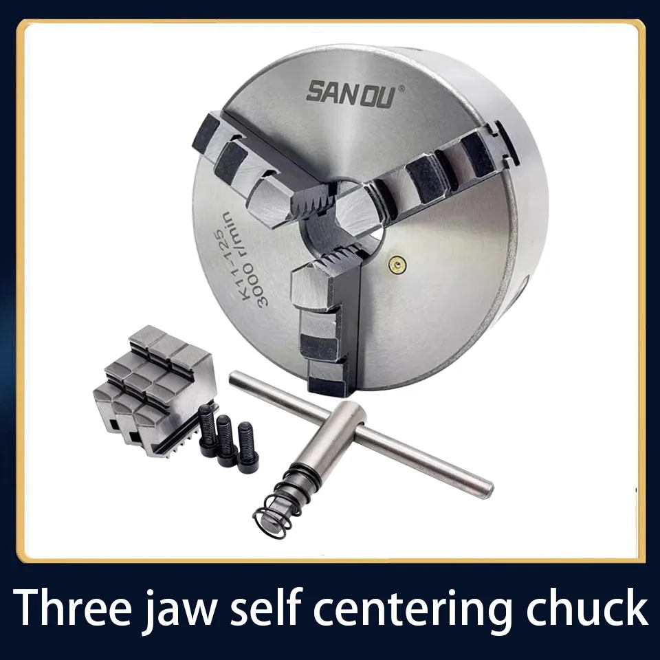 

Three jaw self centering chuck linkage chuck front and reverse jaws K1180/K11 100/K11 125/K11 130/K11 160