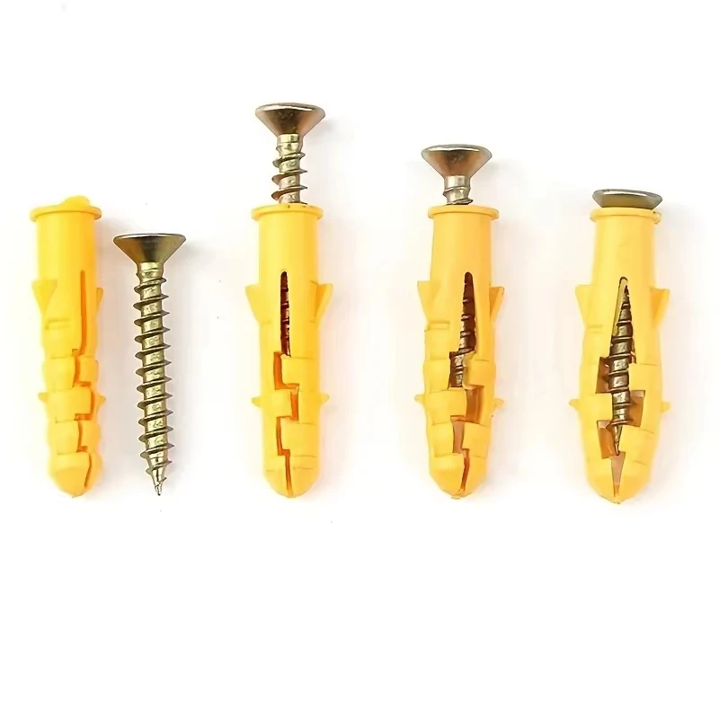 乾式壁用アンカー＆ネジ詰め合わせキット - M6＆M8亜鉛メッキネジ