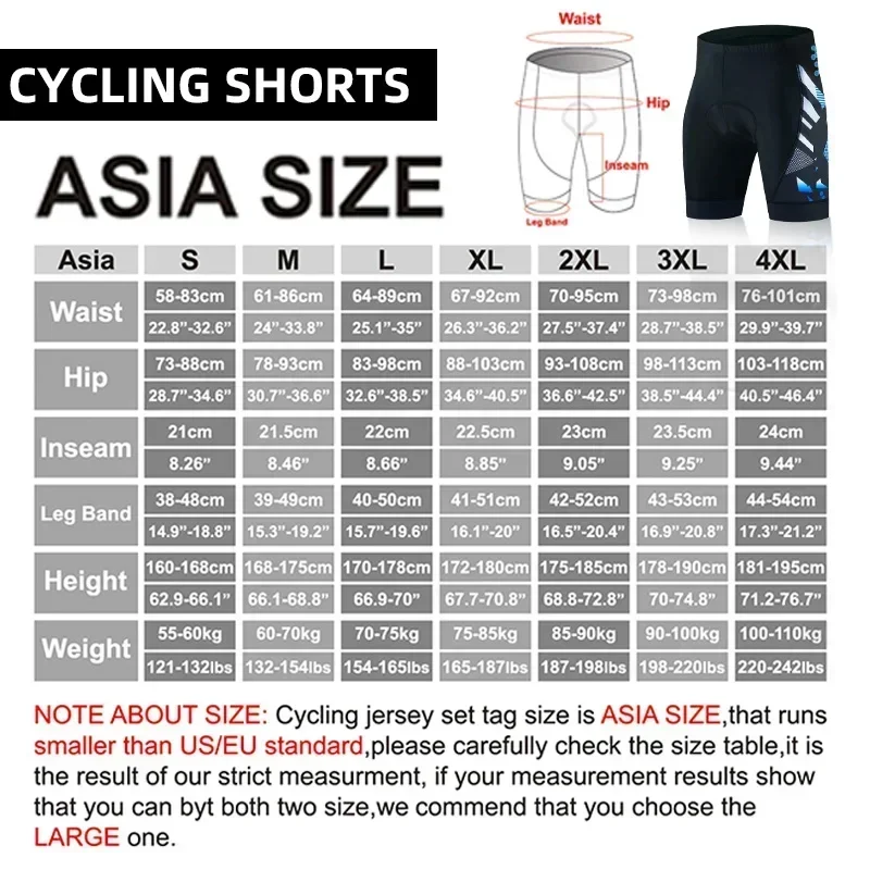 X-TIGER Cycling Shorts Men\'s 5D Padded Bicycles Riding Pants Shockproof MTB Bike Shorts Bicycle Shorts Sports Wear Tights