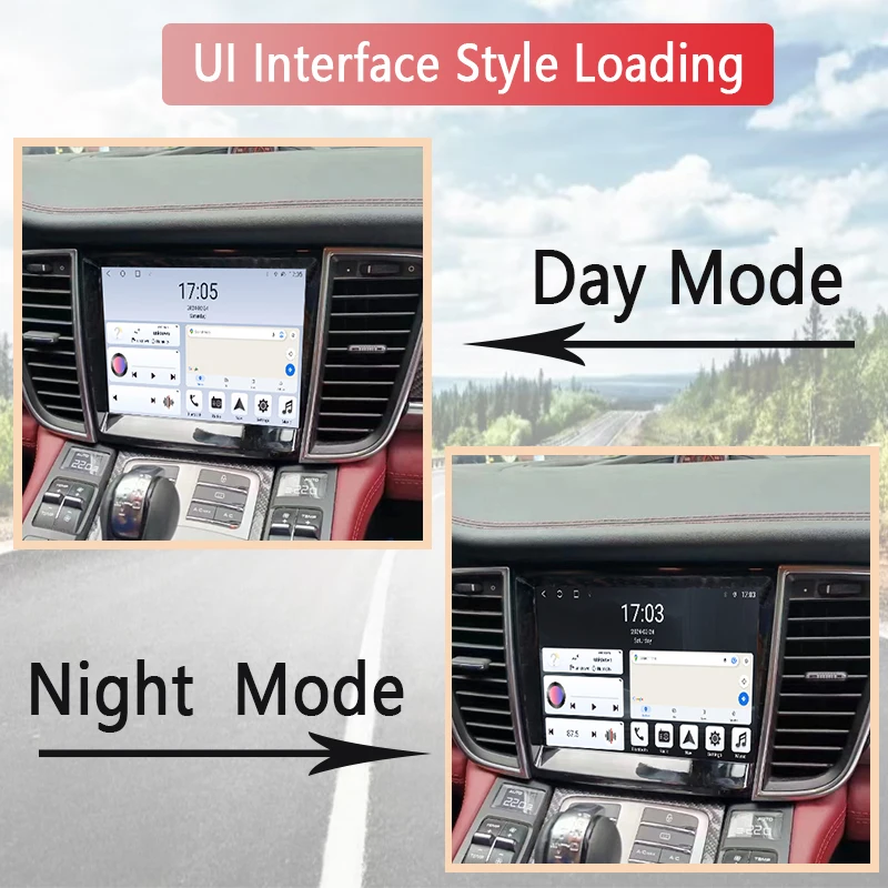 Per Porsche Panamera 2010-2016 Navigazione stereo GPS Carplay Unità principale 8.4 "Android 13 Autoradio Lettore multimediale