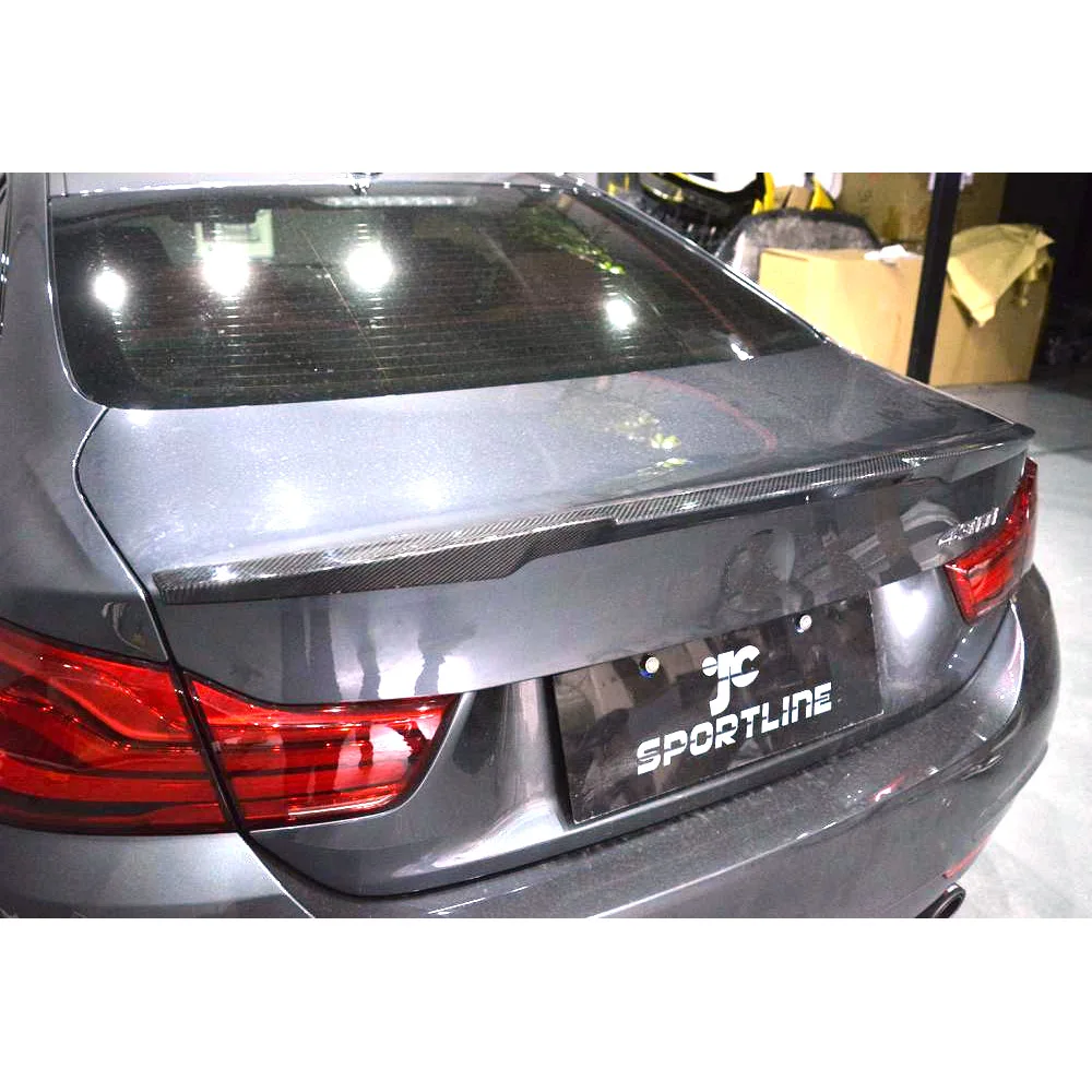 P Style 4 Series M4 Carbon Rear Spoiler For BMW F32 M 428 435 Coupe 2014