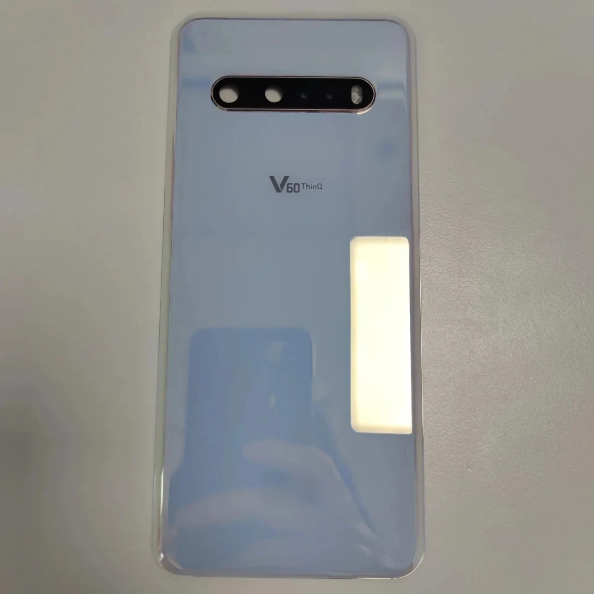 Glass Battery Cover For LG V60 ThinQ 5G Rear Housing Back Cover Battery Door Case With Camera Lens