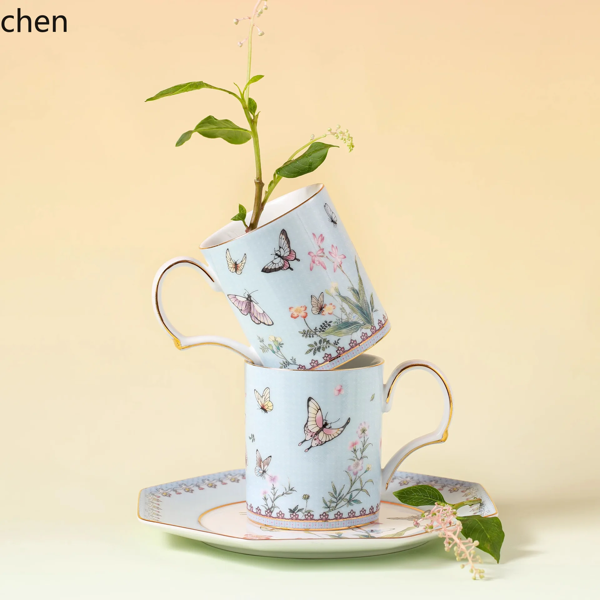 ZML ceramic mug, new stylish design for home use, high aesthetic value, suitable for office drinking, coffee cup, gift