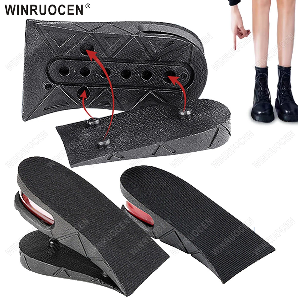 

2.5cm/4cm Height Increase Half Insole Deodorant Breathable Air Cushion Shock Absorption Pads Invisible Inner Height Increasing