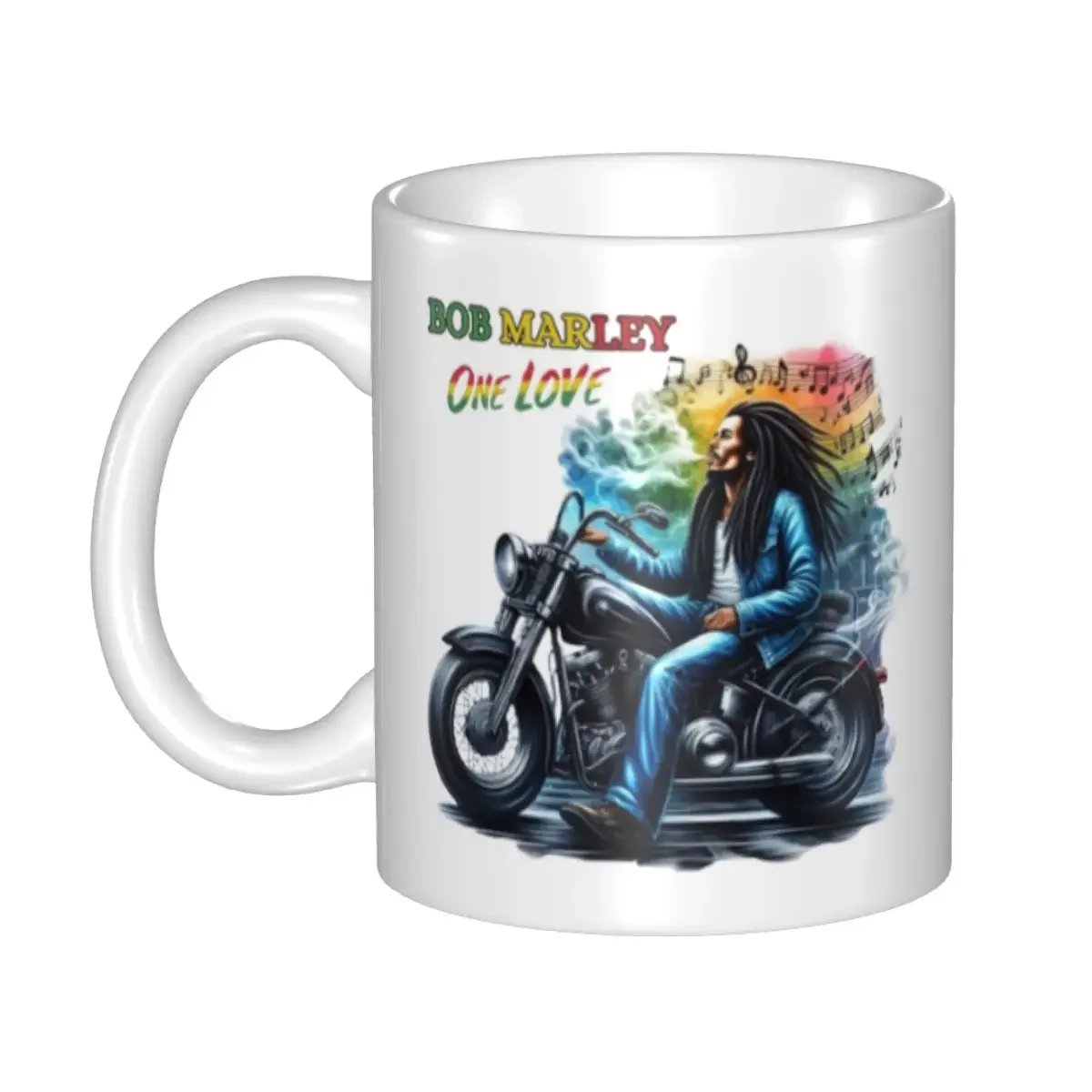 Jamaica Reggae Music Bob Marley Coffee Mugs DIY Custom Ceramic Milk Tea Mug Cup