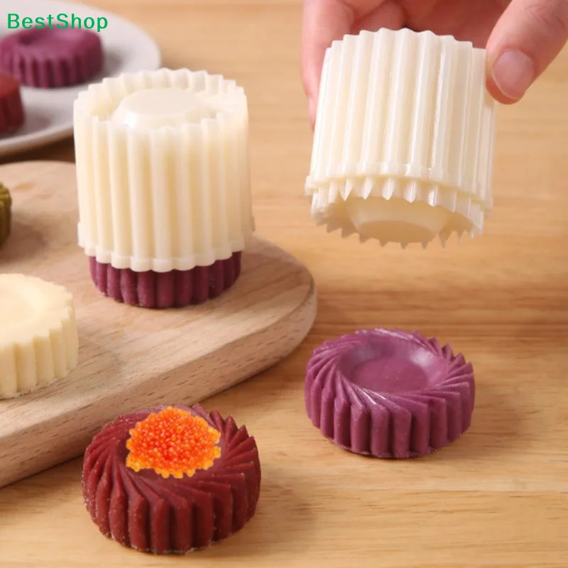 ♬Detachable Pastry Mold Stamp Mooncake Mold Pastry Cake Decorating Tool Hand Pressure Home Diy Baking Mold