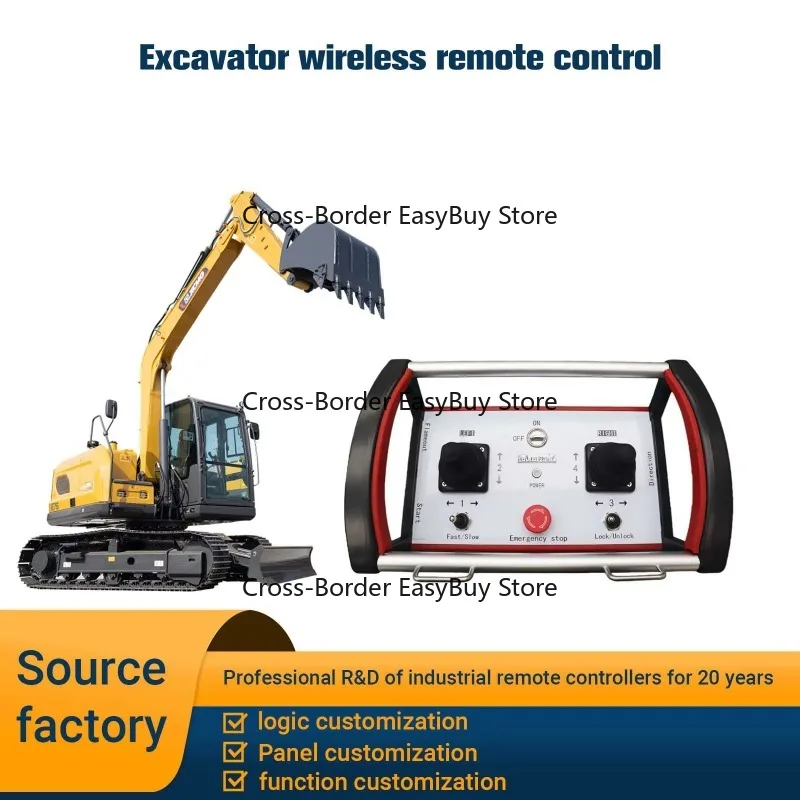 IP65 Waterproof Hydraulic Remote Control Crane 5km Range Automatic Manual Modes Customizable