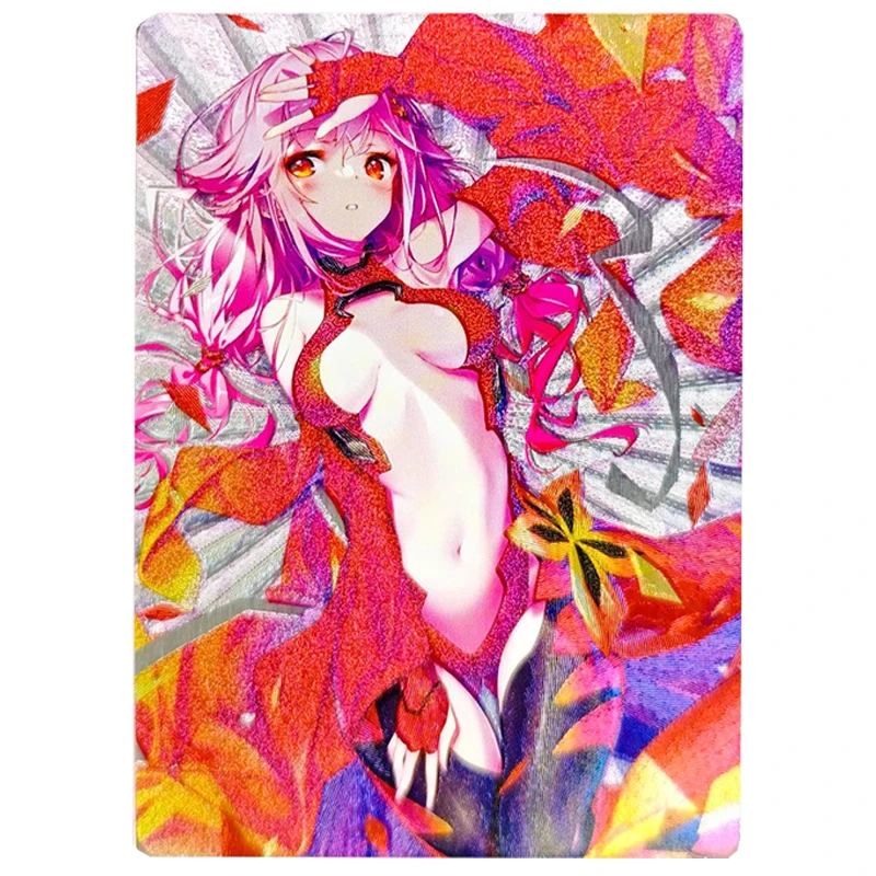 1Pcs/set Sexy Anime Girl Flash Cards Guilty Crown Yuzuriha Inori Game Collection Cards Toys Birthday Christmas Gift