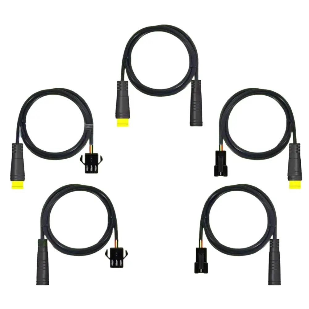 

Удлинительная линия 3-в-1 для электрического велосипеда, удлинительный кабель дроссельной заслонки/холота/PAS, 3-контактный водонепроницаемый адаптер, подходит для электронных велосипедов/электронных горных велосипедов