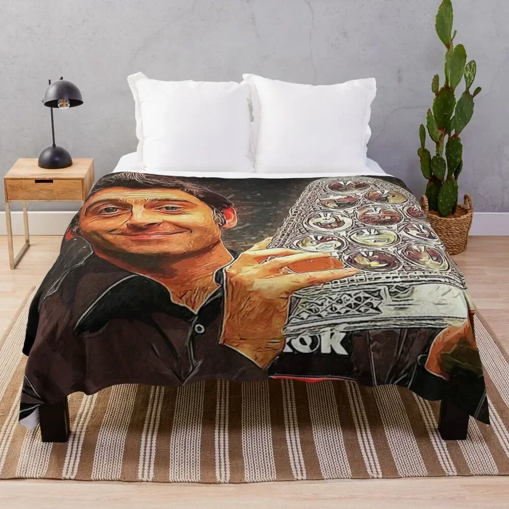 

The Rocket Ronnie O'Sullivan Throw Blanket for winter Furry Sofa Quilt Plaid on the sofa Blankets