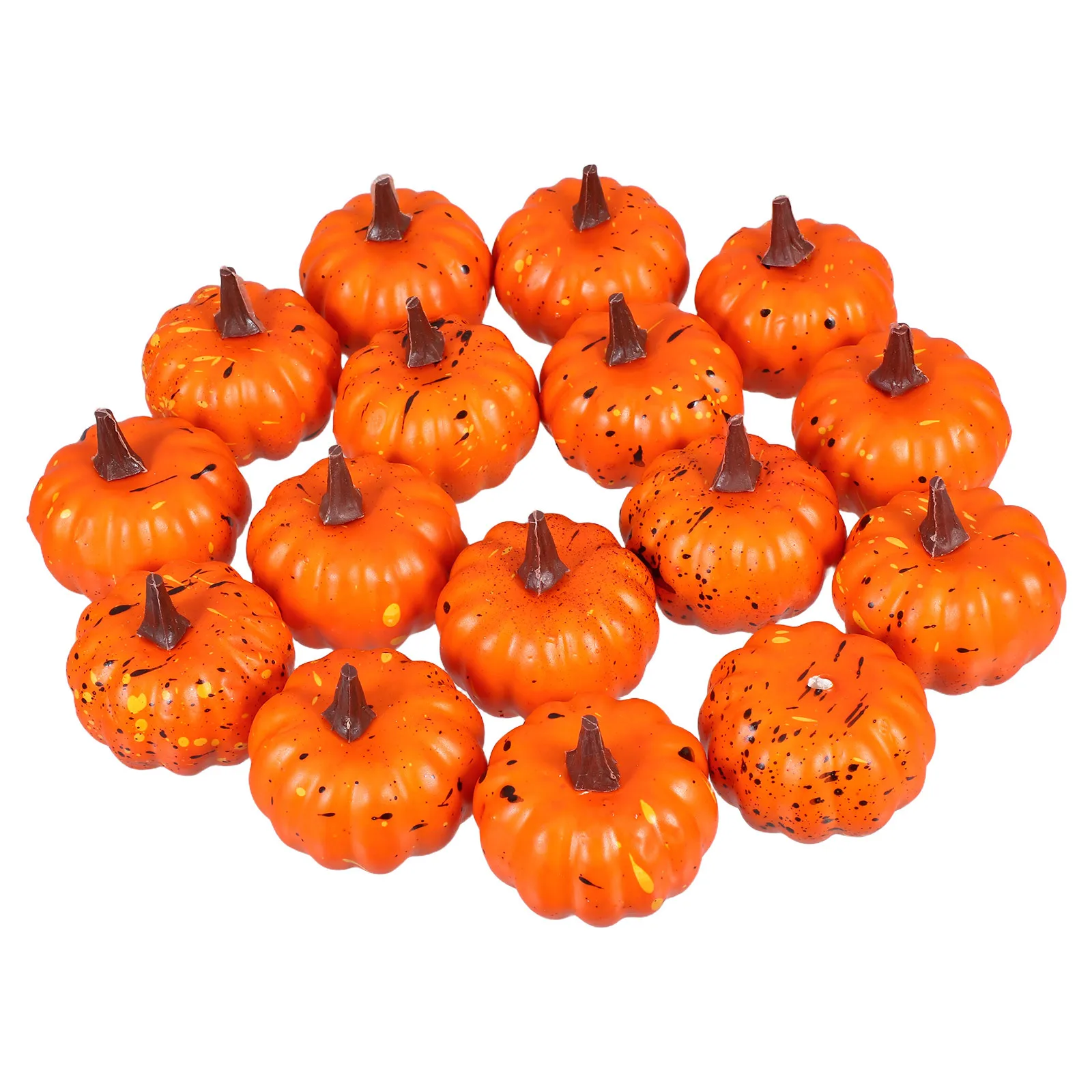 

16Pcs Artificial Foam Pumpkins Realistic Fake Halloween Pumpkins Thanksgiving Fall Harvest Party Decorations Party Decoration