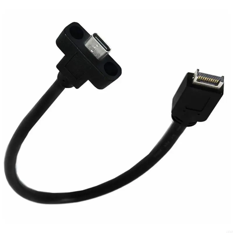  USB 3.1 Type C Front Panel Header Extension Cable USB 3.1 to USB 3.1 Type C Cable Gen2 10Gbps Adapter Cable for Phone