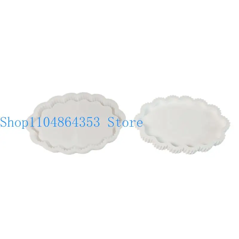 

652F Unique Silicone Mold Party Serving Tray Mold Cloud Silicone Plate Moulds