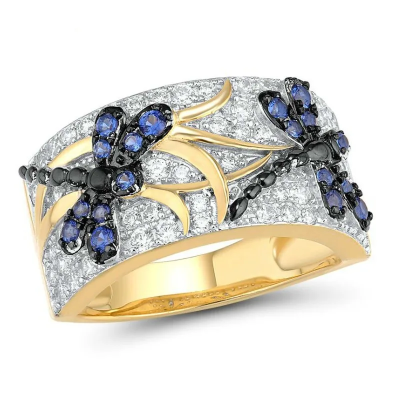 

European and American sales are full of diamonds, micro inlaid dragonflies, insects, fashionable rings, and trendy jewelry