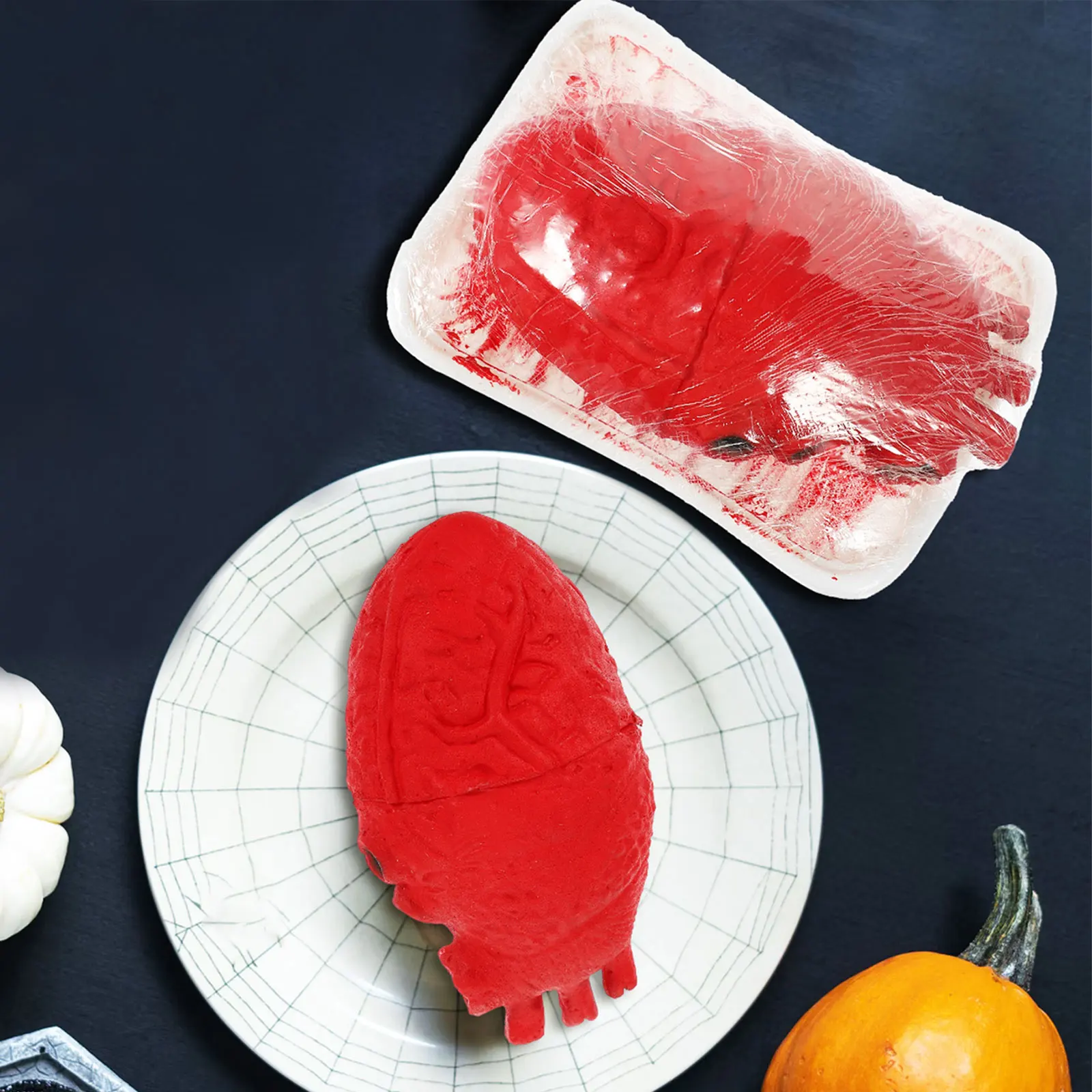 

Heart Prop Halloween Horror Fake Body Organ Party Decoration Plastic Organ Decor Props For Festival Supply