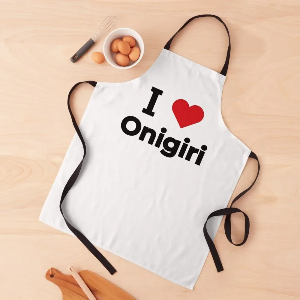 

I love Onigiri Apron Teacher nail tech supplies esthetician Apron