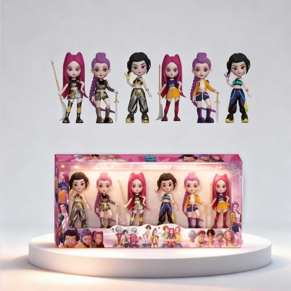 K-POP Derpy Tiger Hunter Rumi Zoe Mira Anime Polyvinyl Chloride Character Collection Desktop Trinkets Childrens Christmas Gift