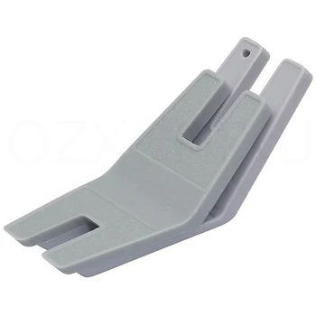 Herramienta de costura, placa, botón, prensatelas de caña, puente de joroba para mezclilla gruesa y dobladillos, piezas de accesorios para máquinas de coser, 2 uds.