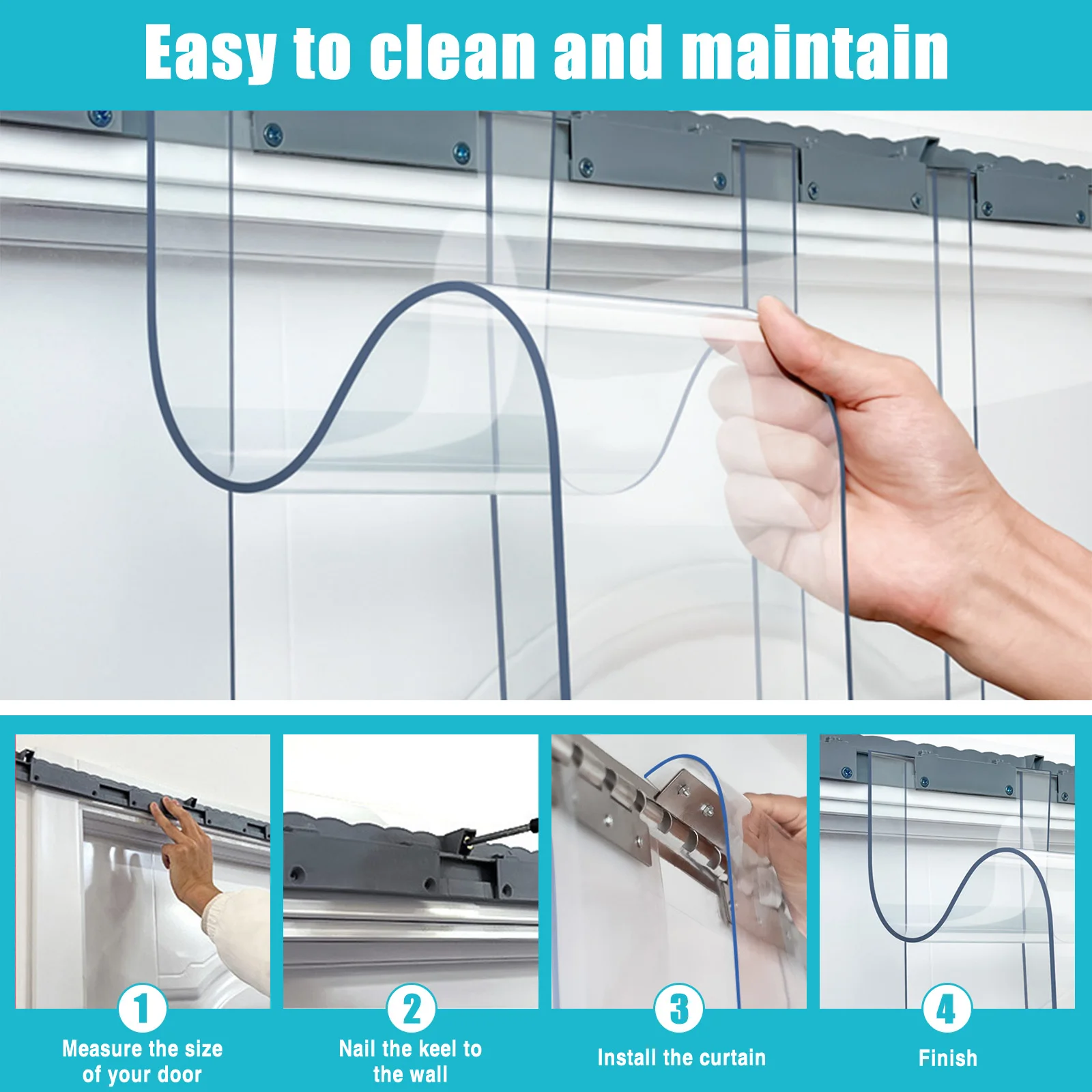 

Зимняя теплоизоляционная дверная штора для дома, водонепроницаемая, многофункциональная защитная пленка для дверей, износостойкая, сохраняет прохладу летом и тепло зимой