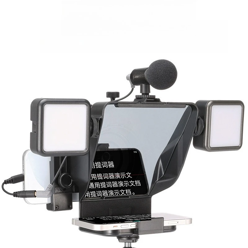 

SLR camera teleprompter, interview, outside shot, host Internet celebrity portable teleprompter