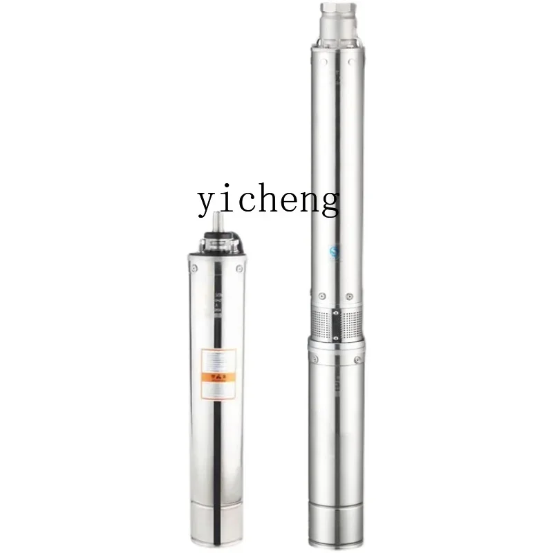 

небольшой бытовой насос из нержавеющей стали с высоким подъемом, большой расход, устойчивый к песку насос для глубоких скважин