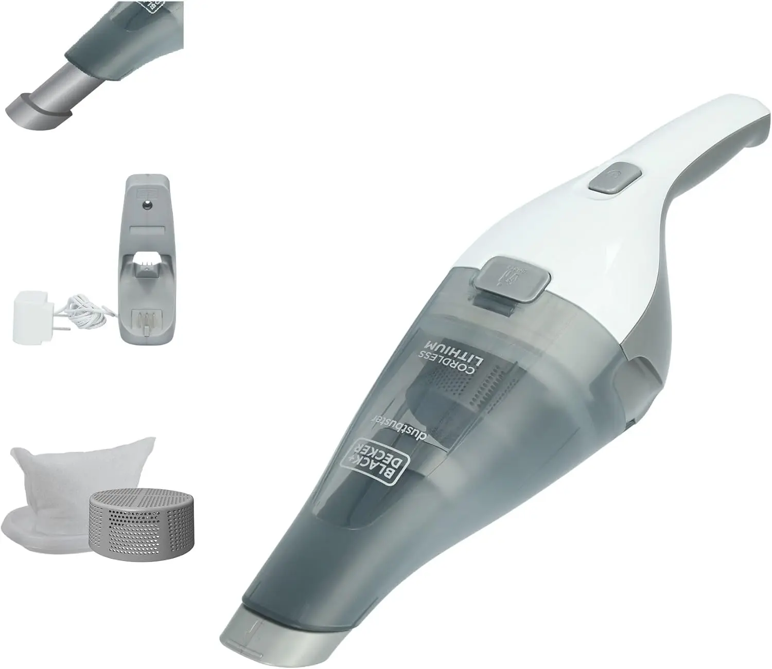 

Беспроводной ручной пылесос Dustbuster, портативный автомобильный пылесос, перезаряжаемый, с креплением на стену, мощное всасывание, быстрая уборка (HNVC215B10)