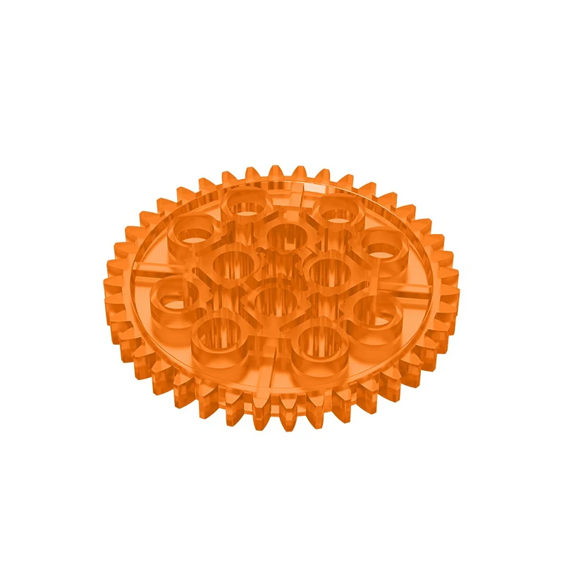 Blocos de construção Gobricks GDS-1099 técnico, dente de engrenagem 40 educacional compatível com 3649 peças de bricolagem infantil