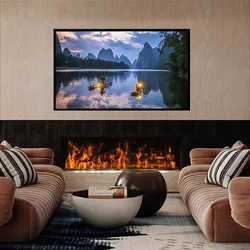 Customized 700mm steam fireplace Elegant interior decoration safe and environmentally friendly electric fireplace