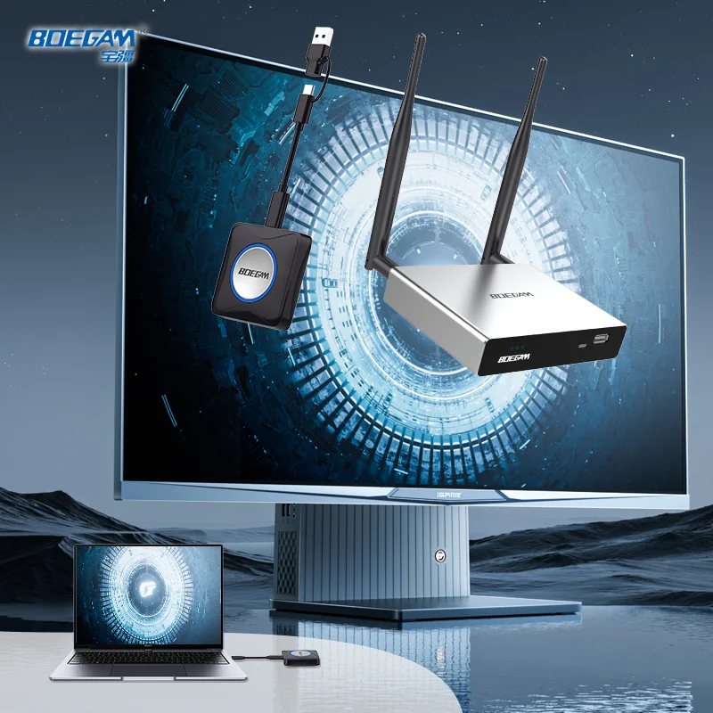 

4K UHD Wireless BYOD Conference Room Presentation Collaboration Solution With Airplay/Miracast Support