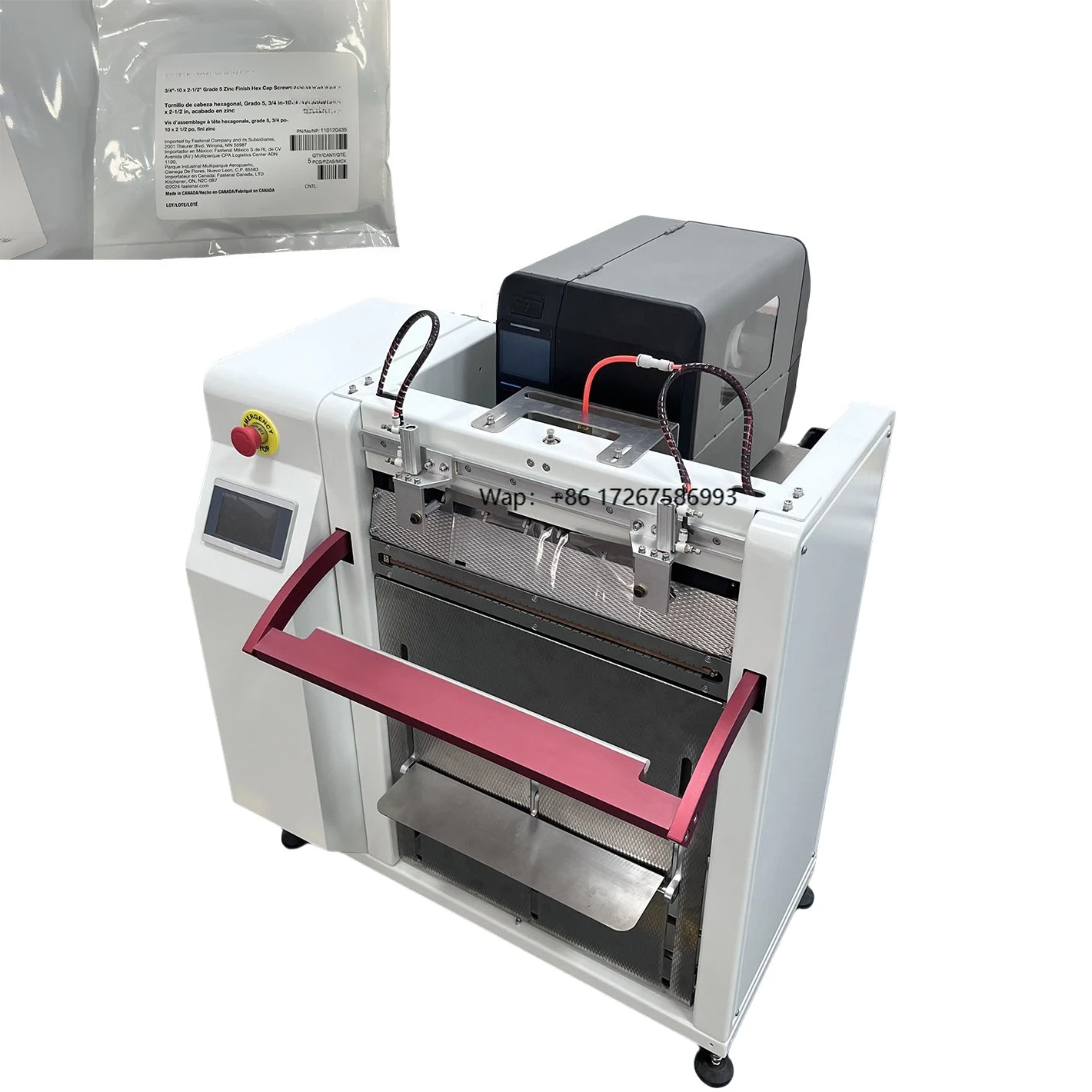 Autobag/Auto Bag Machine /Auto Bagger With Sticker Print Label System