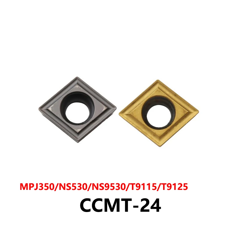 CCMT060202-24 CCMT060204 CCMT060208 CCMT09T302 CCMT09T304 CCMT09T308 24 MPJ350 NS9530 T9115 Carbide Inserts CNC Lathe Tools CCMT