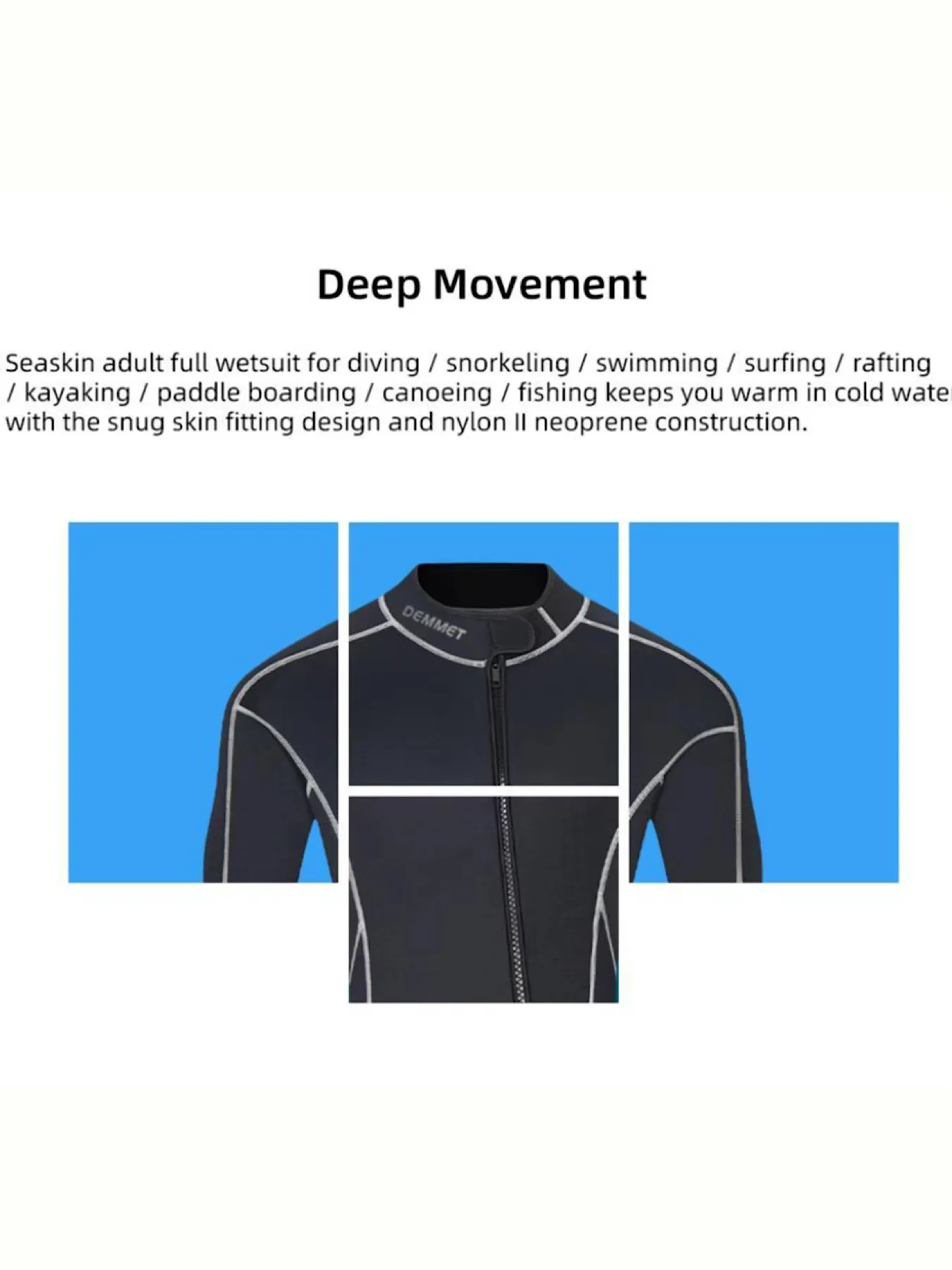 HOT Wetsuits Men 1.5MM Neoprene Diving Surfing Swimming Full Suits in Cold Water Keep Warm Front zipper for Water Sports 110KG