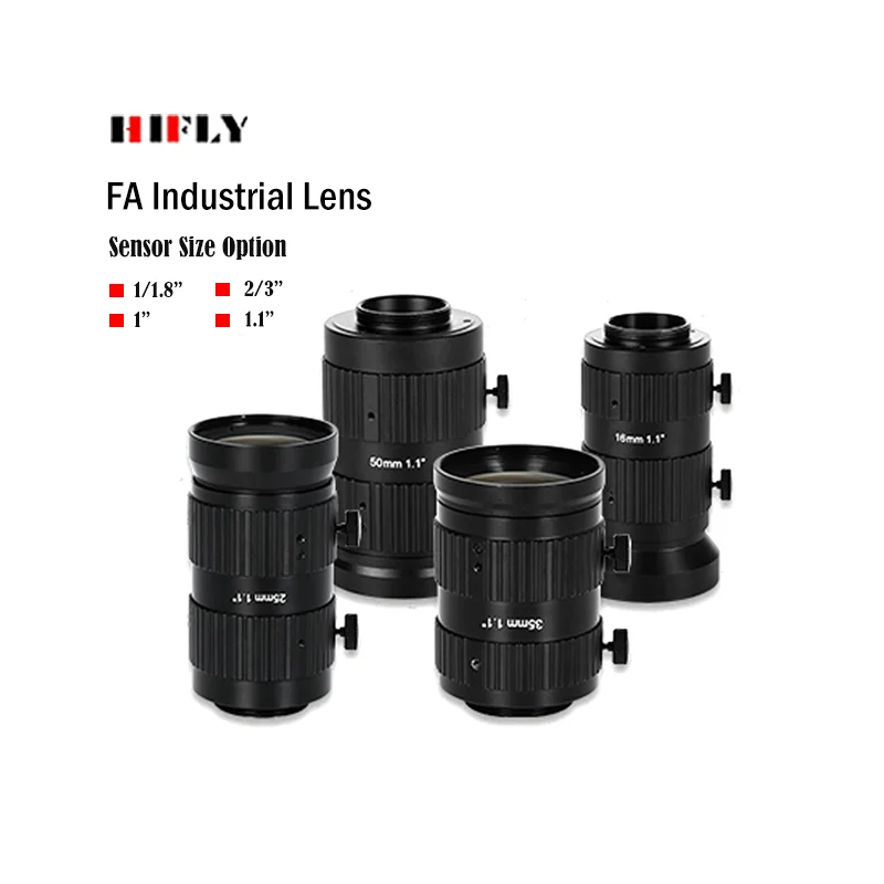 Machine Vision Fixed Focus Lenses 5MP 2/3