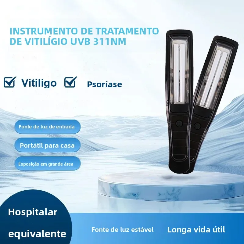 

Ультрафиолетовый фототерапевтический аппарат 311 нм с лампой UVB для лечения витилиго, псориаза и других кожных заболеваний (белые пятна)
