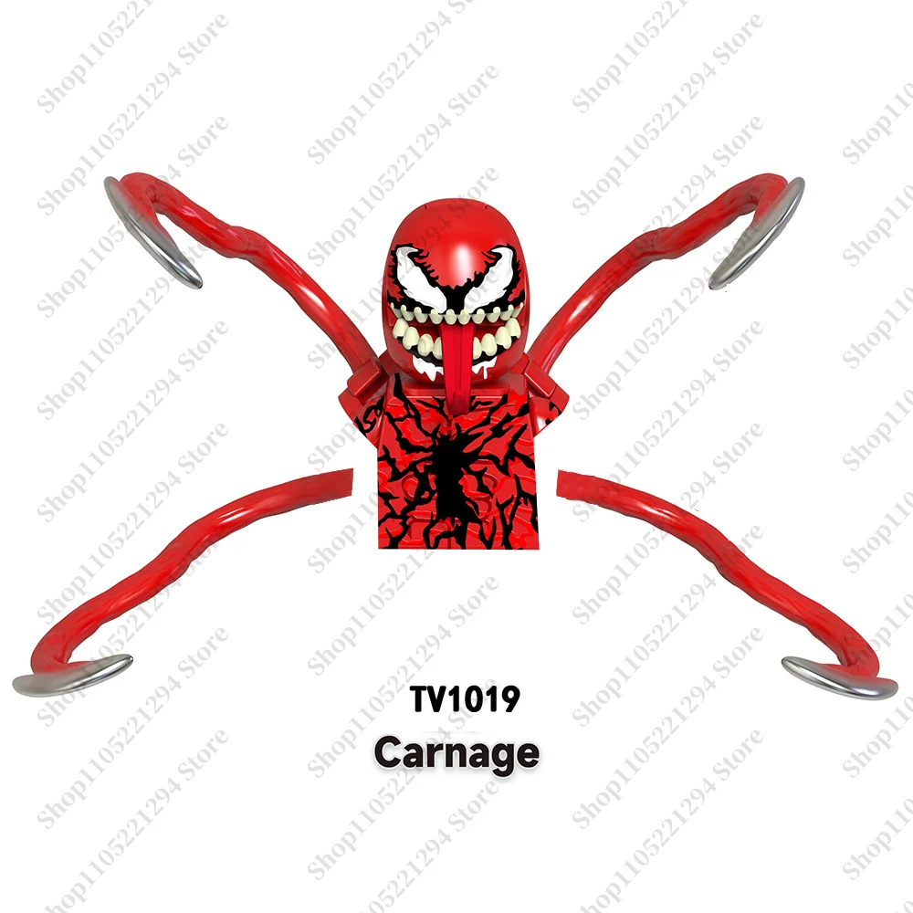 Marvel Bausteine Spielzeug MINI Brick Toys Venom Loki Invincible Omni Man Hela Zusammenbaubare Puppen Spielzeug Urlaubsgeschenke