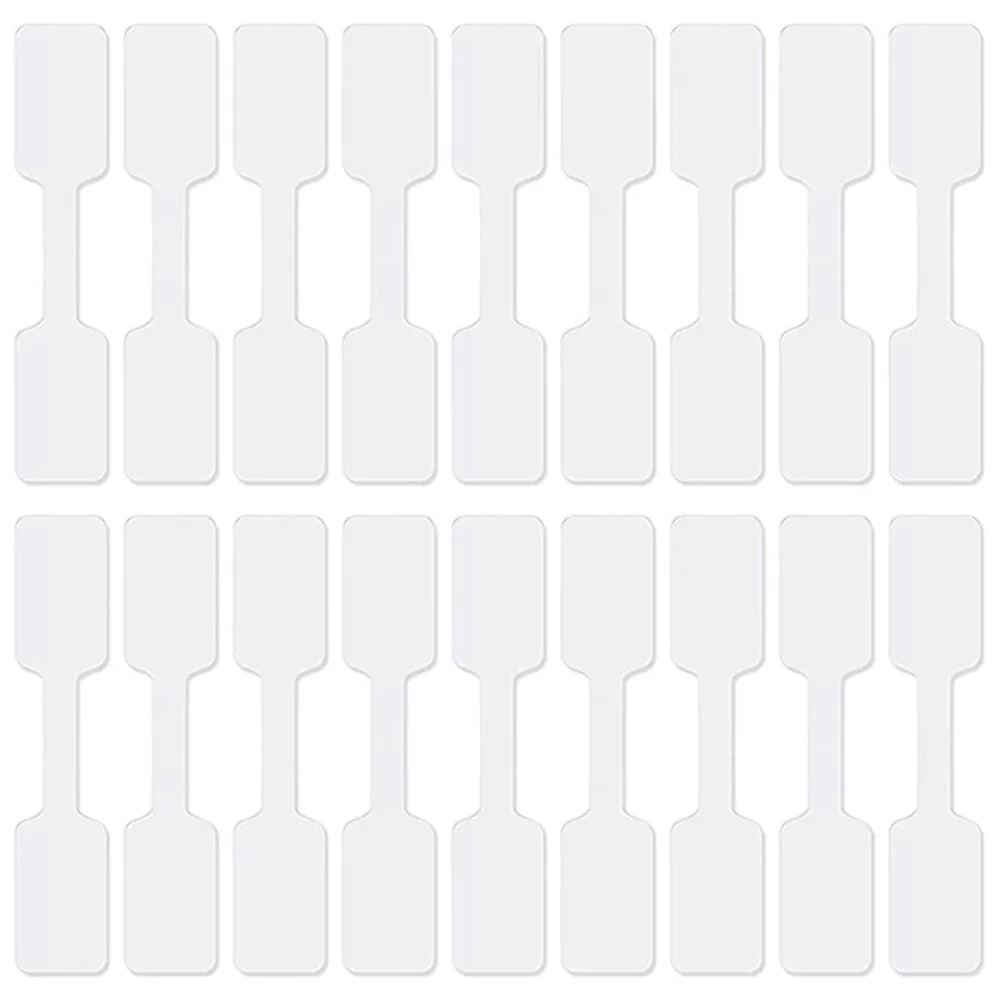 100 Pcs White Cable Label Stickers Organizer Labels Convenient Managing Cord Tags Electronic for Office