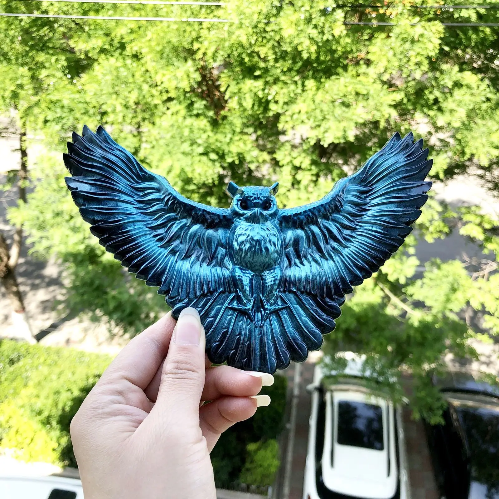 3D Semi-Three-Dimensional Animal Shape Mold Crystal Epoxy Resin Silicone Mold Pendant DIY Wall Decoration Flying Eagle Ornaments