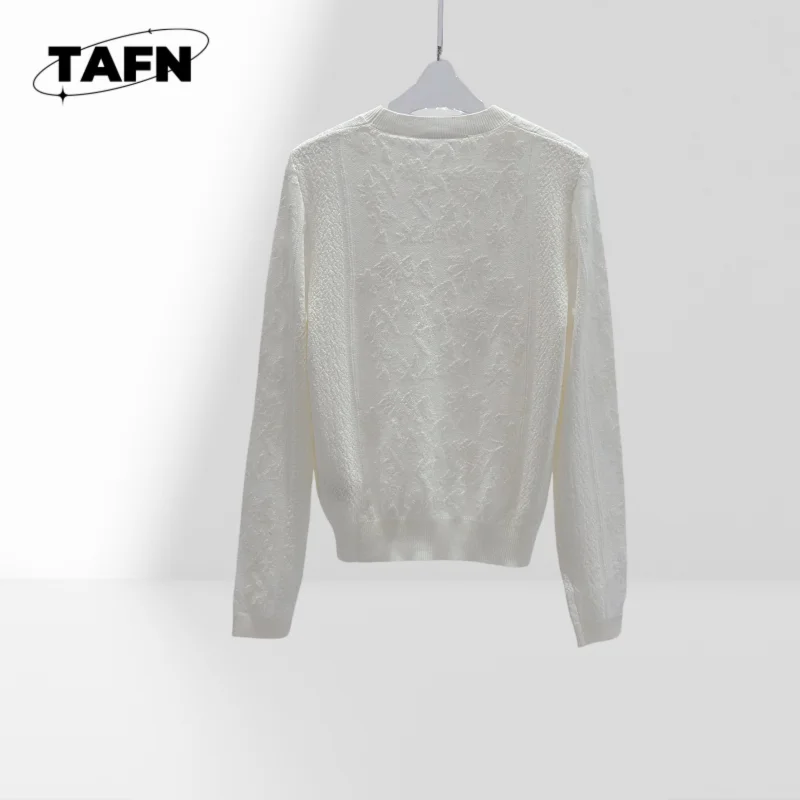 Suéter de malha de caxemira macio e respirável para mulheres, ótimo para camadas de suéter de mistura de lã aconchegante para mulheres, perfeito AH1612