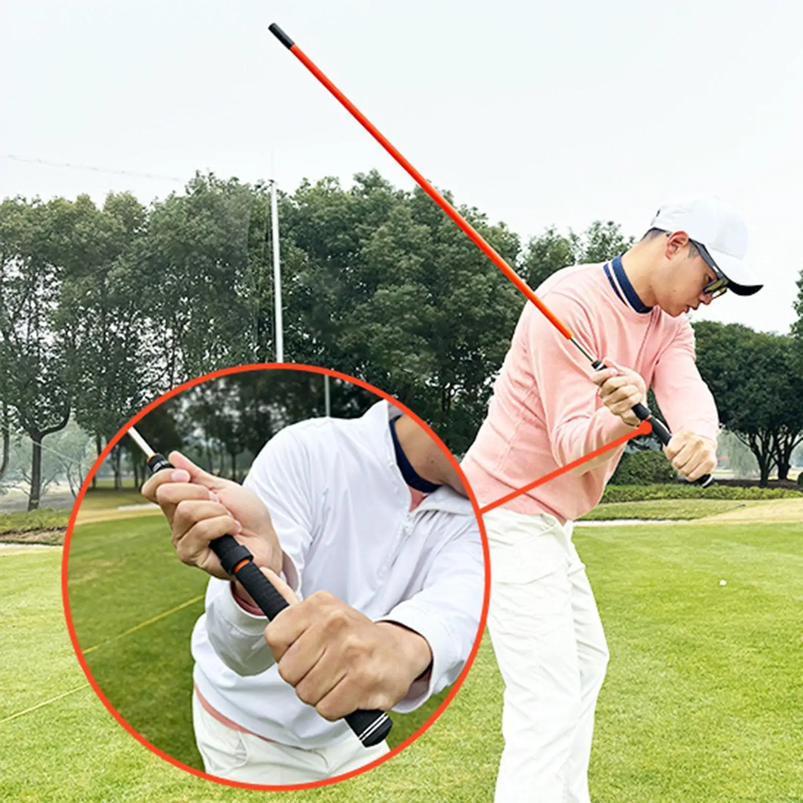 

Golf Swing Trainer Golf Accessories Practice Stick for Indoor Beginner Men