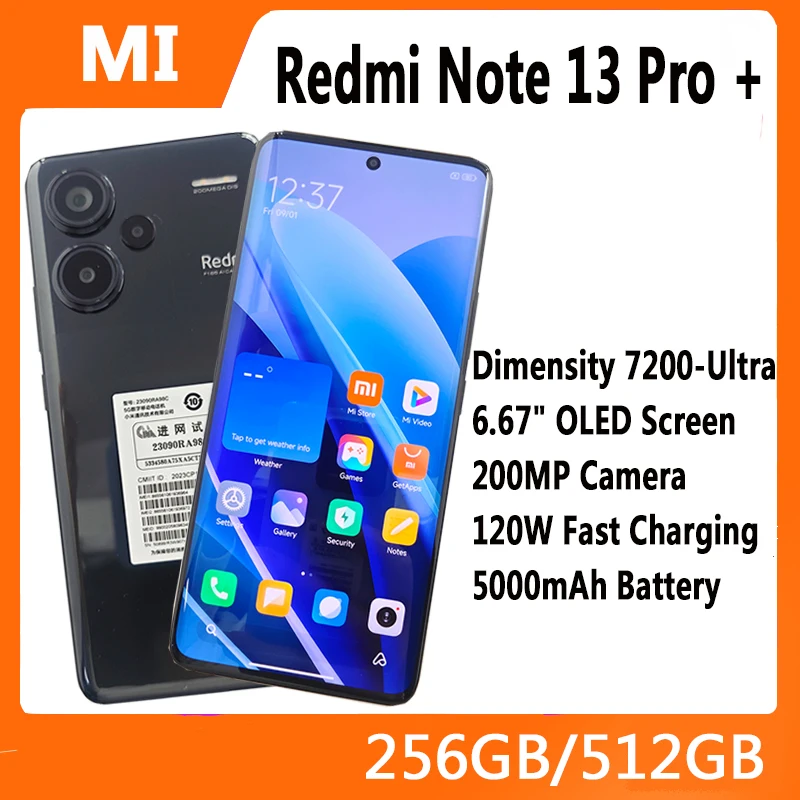 مراجعة تفصيلية لهاتف Xiaomi Redmi Note 13 PRO+ 5G: الأداء، البطارية، والتصميم