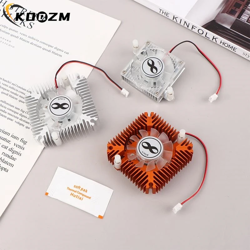 New 1Pc 55mm 12V PC Computer Laptop CPU VGA Video Card Cooler Cooling Fan Heatsink Ball Graphics Card Fan Accessories