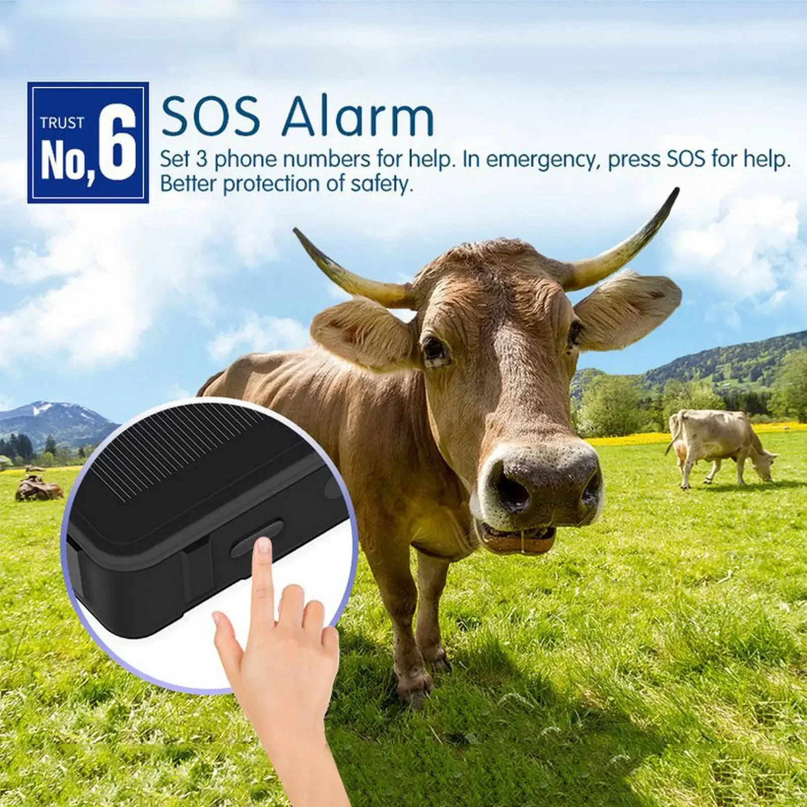 Animal Cow Gps Tracker Wifi Solar Power Sheep Camel Horse Gps Locator Ip67 Waterproof Tracker Voice Monitor Pet Gsm Quad-Band