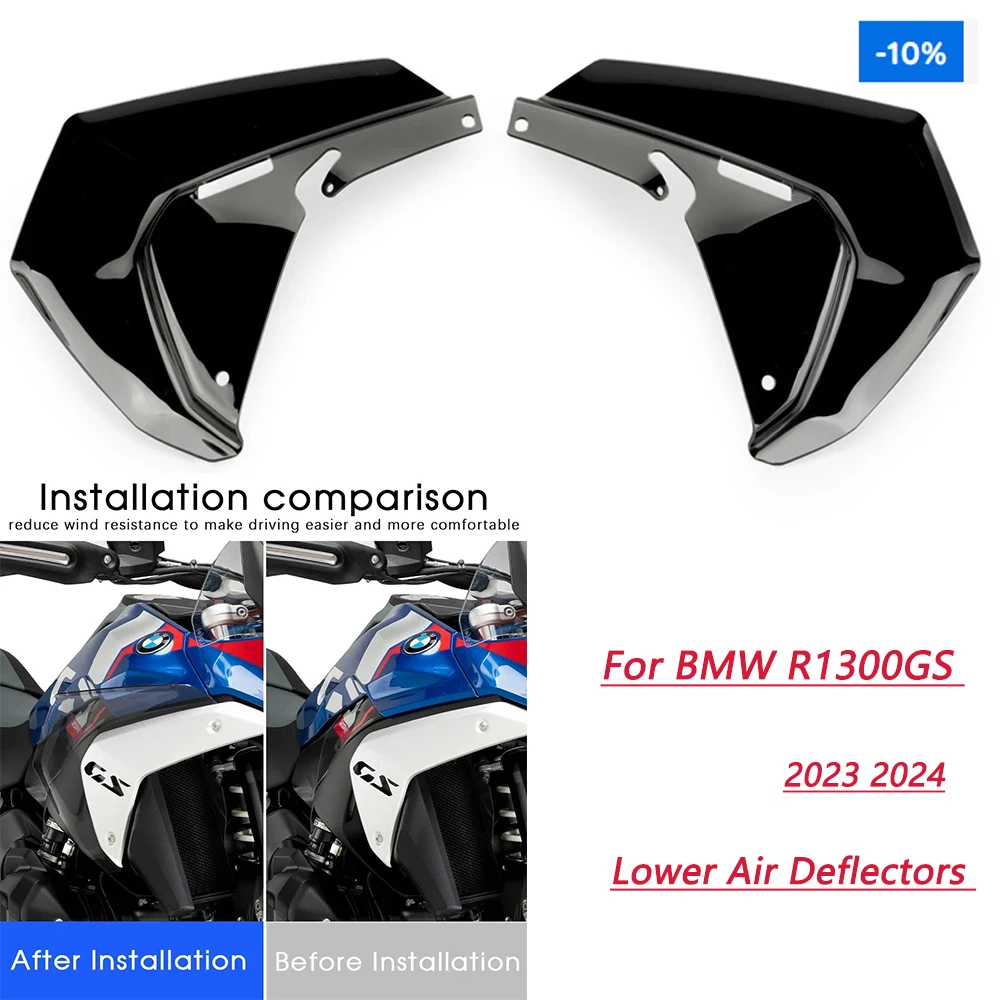 

Для BMW R 1300 GS R1300GS GS 1300 2023 2024 2025 аксессуары для мотоциклов, нижние воздушные дефлекторы, боковые спойлеры