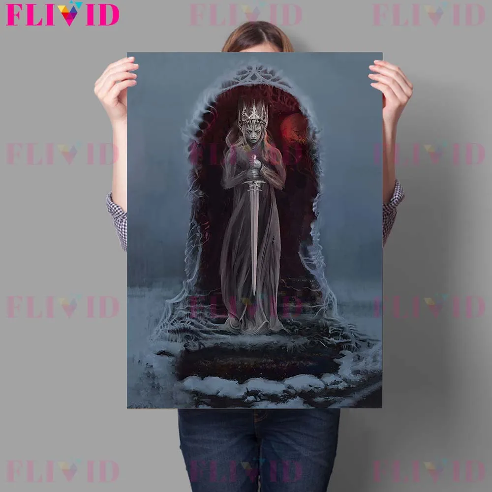 Surrealist Mysterious Alien Biological Art Poster And Prints Home Decor Vintage Horror Biological Retro Wall Art Canvas Painting
