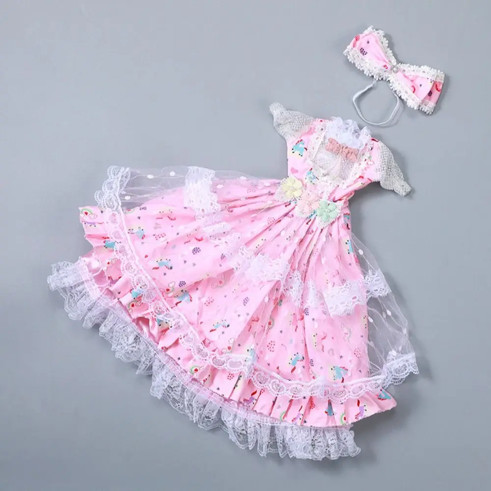 Ropa clásica para muñecas BJD, vestido rococó exquisito de 60cm con tirantes de princesa, vestido elegante de Lolita de 60cm, vestido de muñeca BJD, juguete para niños, 1/3