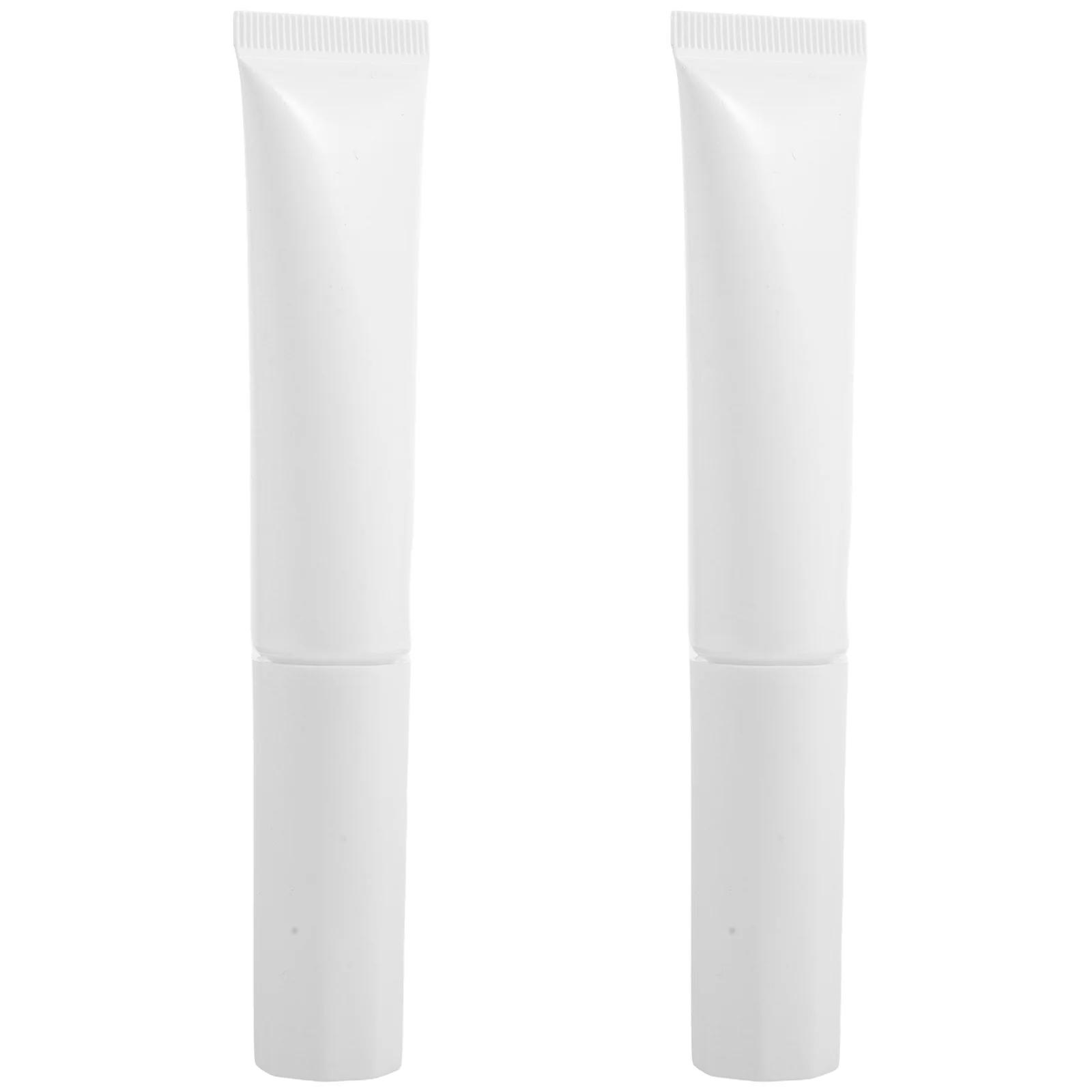 

2Pcs Flocked Applicator Tubes Travel Size Empty Squeeze Bottles Refillable Makeup Containers for Foundation Concealer